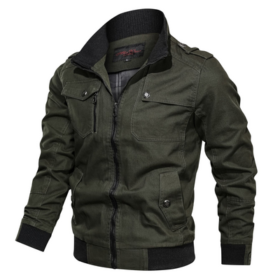 Men’s Bomber Jacket - Stylish Lightweight Athleisure Outerwear for All-Season Wear