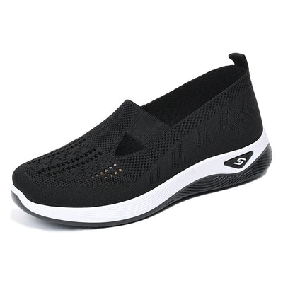 Women’s Slip-On Shoes – Breathable Mesh – Cushioned Sole – Lightweight Casual Fit
