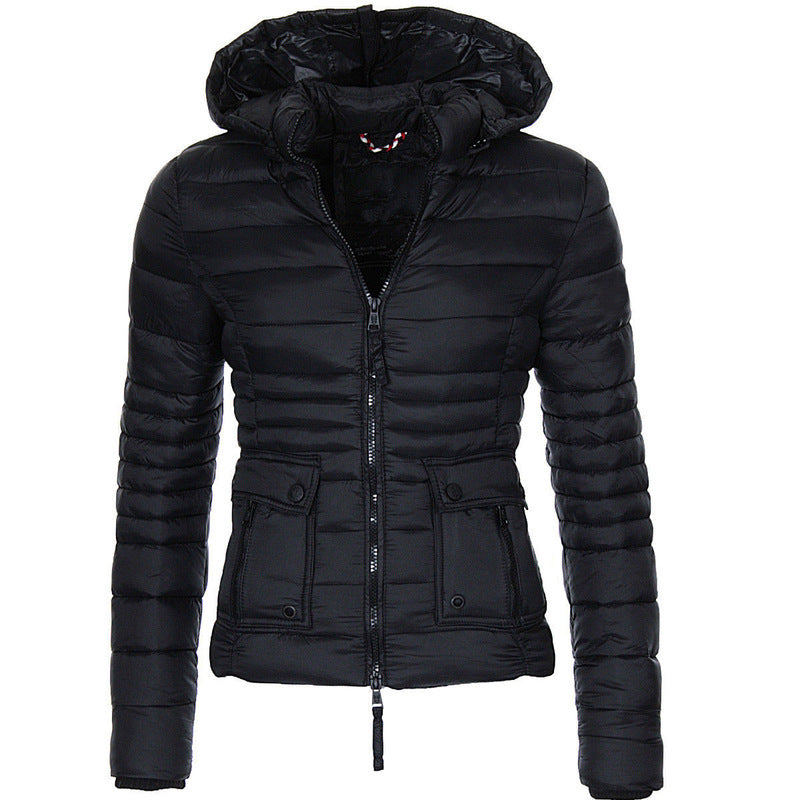 Women's winter jacket with hood