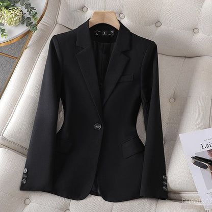 Women's classic long sleeve professional blazer