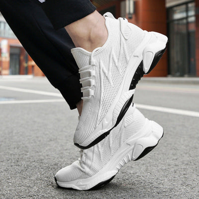 Men’s Low-Top Sneakers – Cushioned Sole – Athletic Fit
