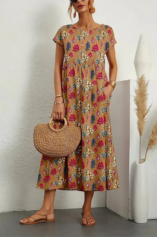 Women's Summer Elegant Printed Dress