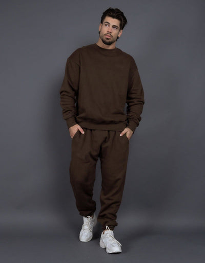 Men’s Tracksuit Set – Cotton – Relaxed Fit – Ribbed Cuffs – Casual Comfort Wear