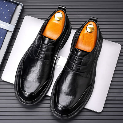 Men’s Formal Dress Shoes – Polished Leather – Lace-Up – Classic Fit – Durable Sole