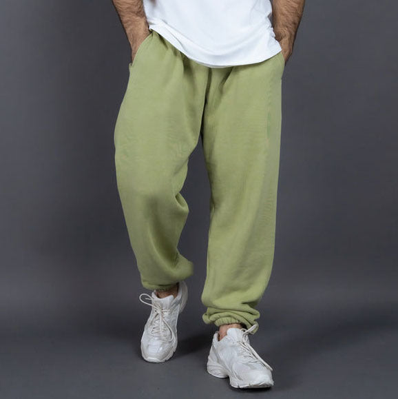 Men’s Sweatpants – Relaxed Fit – Elastic Waistband – Cotton – Side Pockets – Full Length
