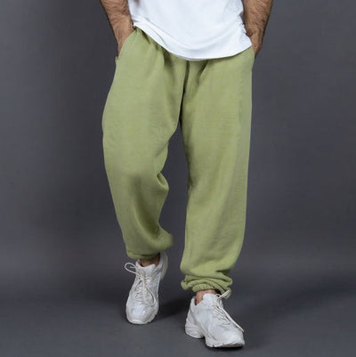 Men’s Sweatpants – Relaxed Fit – Elastic Waistband – Cotton – Side Pockets – Full Length