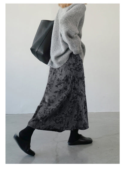 Women’s Maxi Skirt – Flowing Fit – Cotton – Playful Pattern – Casual Wear