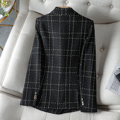 Women’s Blazer – Tailored Fit – Double-Breasted – Decorative Buttons