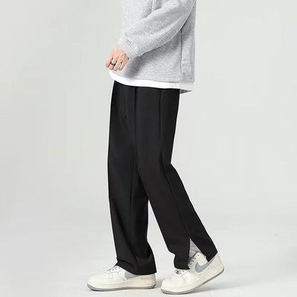 Men’s Harem Trousers – Relaxed Tapered Fit – Lightweight Draped Fabric – Ankle Length