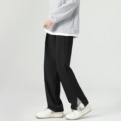 Men’s Harem Trousers – Relaxed Tapered Fit – Lightweight Draped Fabric – Ankle Length