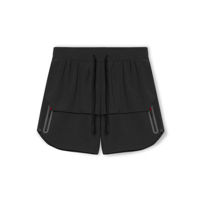 Men’s Athletic Shorts – Relaxed Fit – Breathable Blend – Zipper Pockets – Mid Thigh