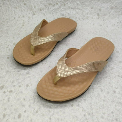 Women’s Sandals – Contoured Footbed – Arch Support – Toe Separator – Sleek Fit