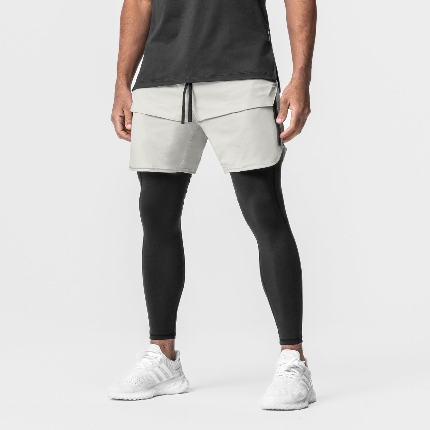 Men’s Athletic Shorts – Relaxed Fit – Breathable Blend – Zipper Pockets – Mid Thigh