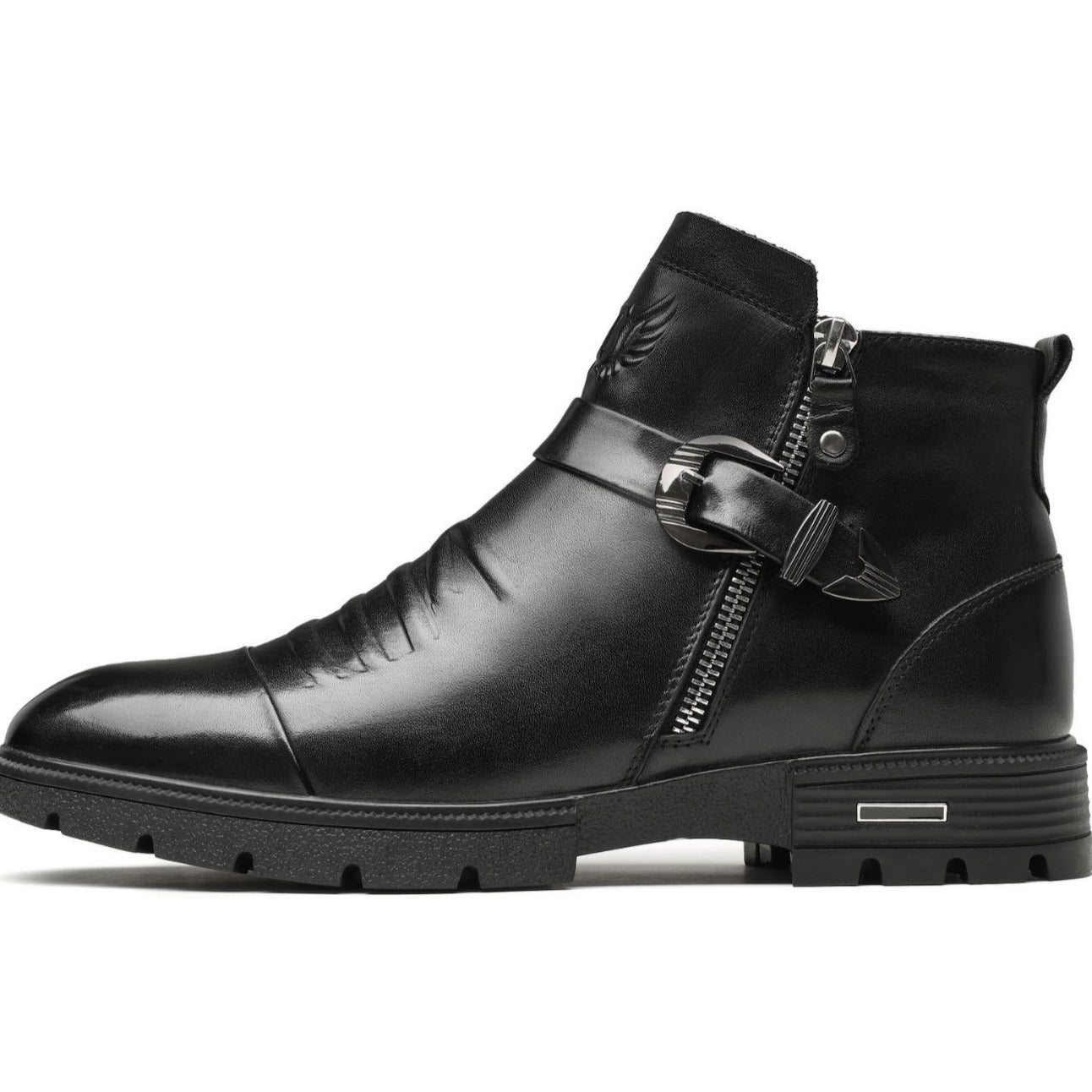 Men's slip-on mid-rise boots