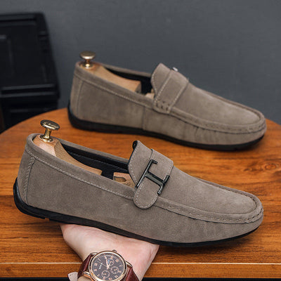 Men’s Loafers – Slip-On Driving Shoe – Streamlined Fit – Breathable Comfort Sole