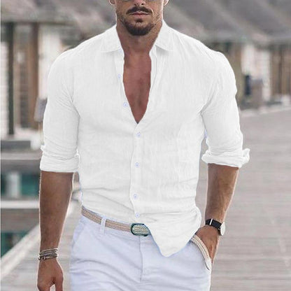 Men's Shirt – Lightweight & Breathable Casual Button-Up