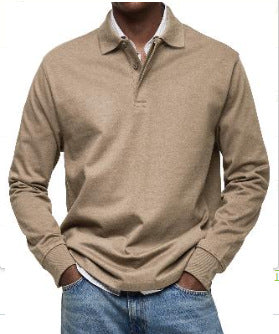 Men’s Button-Down Shirt – Relaxed Fit – Long Sleeve – Natural Fibers – Casual Wear