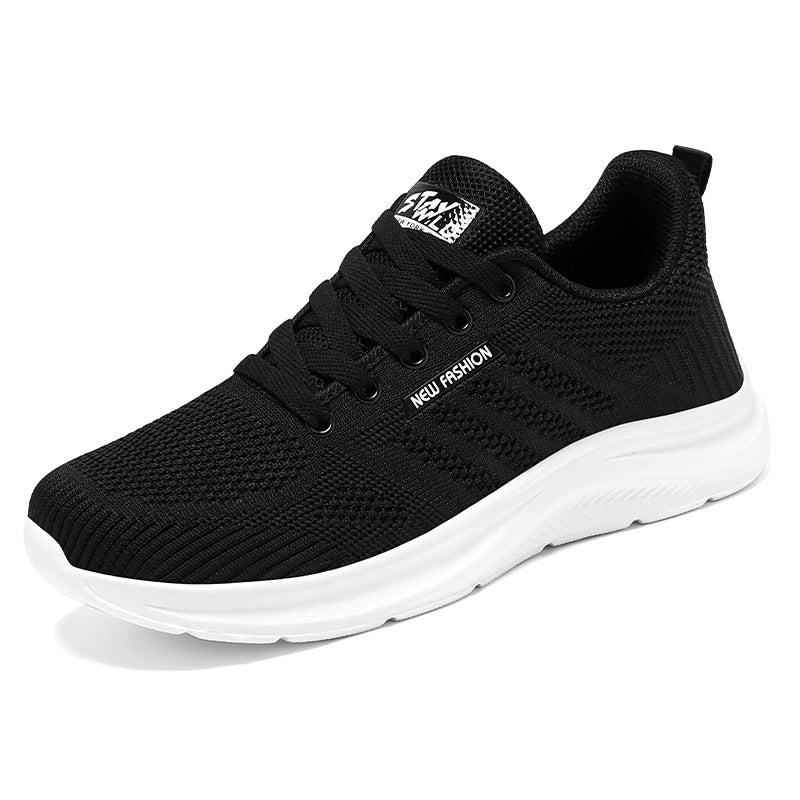 Women’s Running Shoes – Breathable Knit – Cushioned Sole – Lightweight Lace-Up Fit
