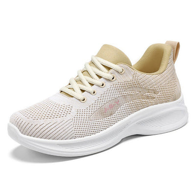 Women’s Running Shoes – Fly-Knit Mesh – Breathable Lightweight – Cushioned Sole