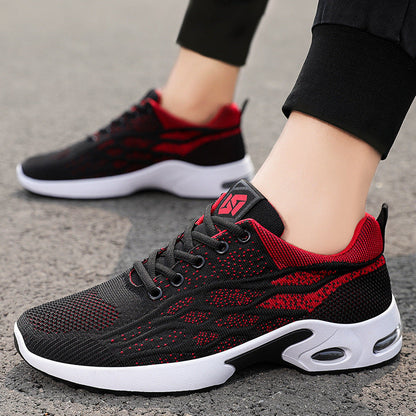 Men’s Athletic Sneakers – Breathable Mesh – Cushioned Sole – Lightweight Low Top