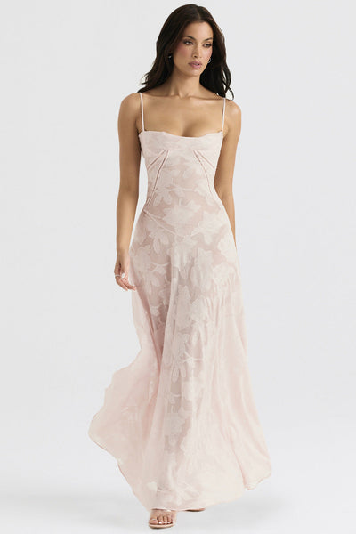 Women’s Midi Dress – Silky Slim Fit – Spaghetti Straps – Elegant Flowing Skirt