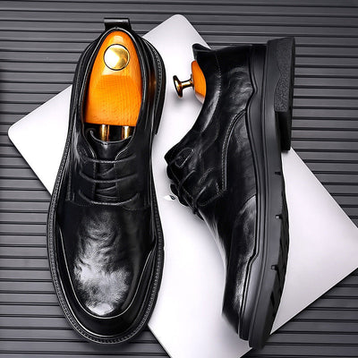 Men’s Formal Dress Shoes – Polished Leather – Lace-Up – Classic Fit – Durable Sole