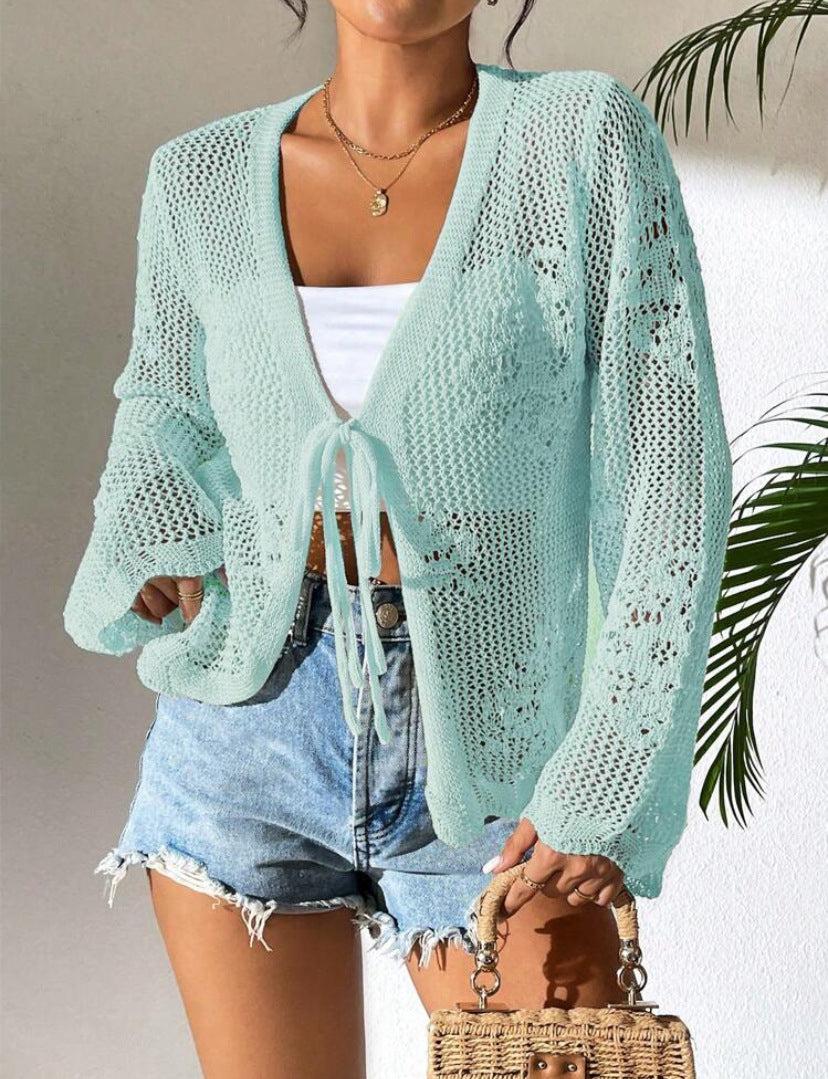 Women's Knitted Cardigan – Open Front – Loose Fit