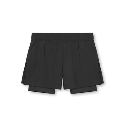 Men’s Athletic Shorts – Dual Layer – Compression Fit – Breathable Stretch Fabric