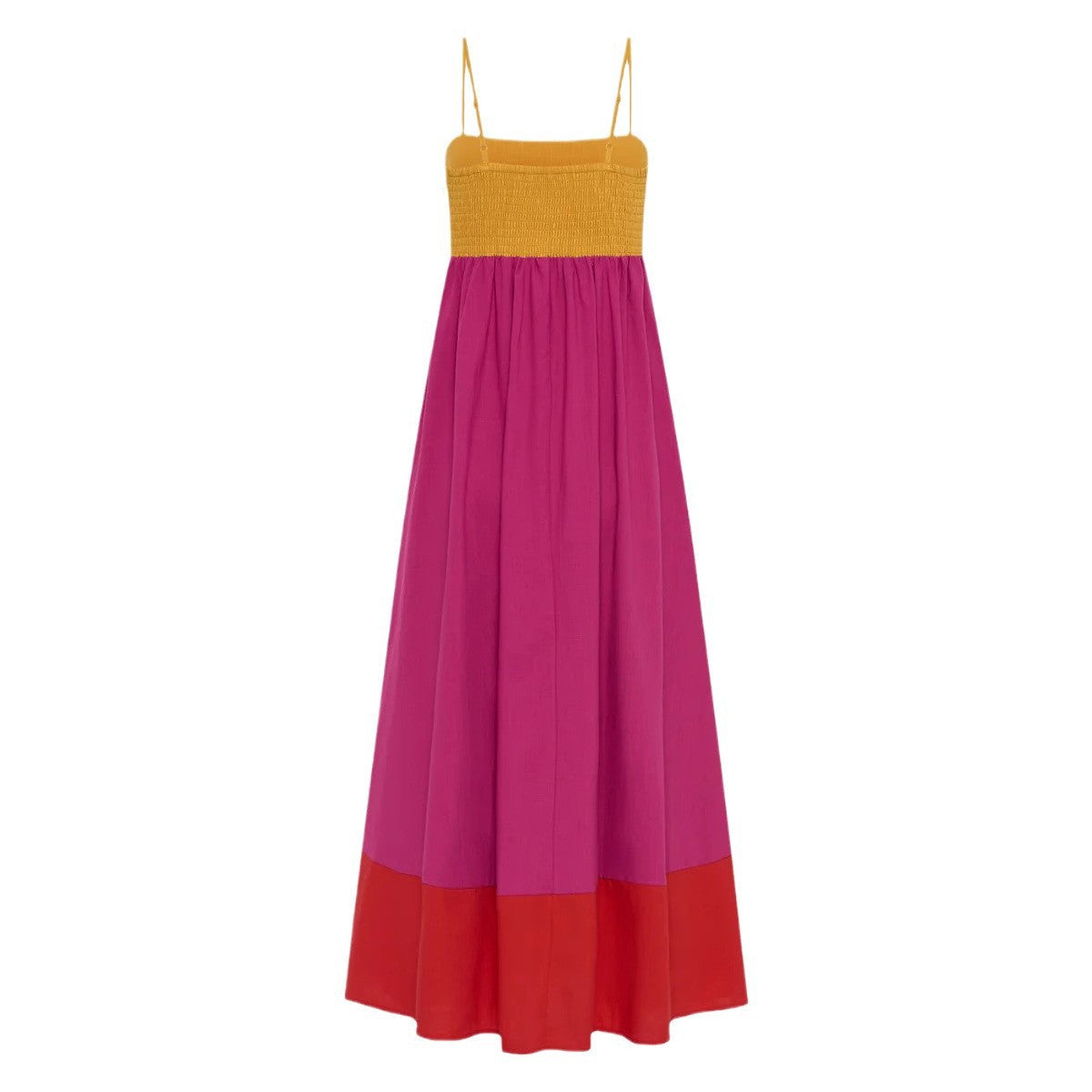 Women’s Sundress – Cotton Blend – A-Line Fit – Spaghetti Straps – Midi Length – Casual Wear