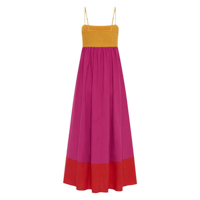 Women’s Sundress – Cotton Blend – A-Line Fit – Spaghetti Straps – Midi Length – Casual Wear