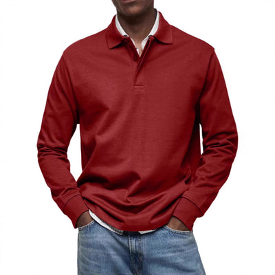 Men’s Button-Down Shirt – Relaxed Fit – Long Sleeve – Natural Fibers – Casual Wear