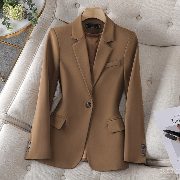 Women's classic long sleeve professional blazer