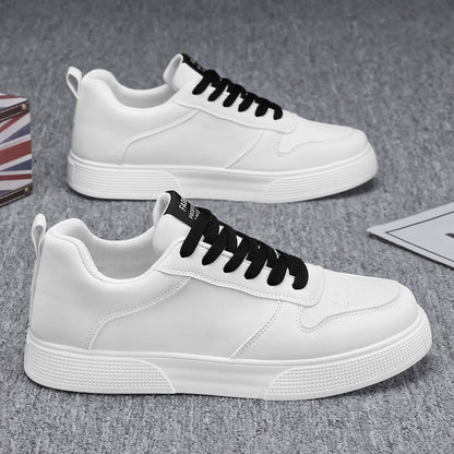 Men’s Low-Top Sneakers – Suede Upper – Perforated – Rubber Sole – Lace-Up Fit