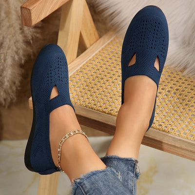 Women’s Slip-On Shoes – Soft Knit – Breathable – Lightweight – Orthopedic Support
