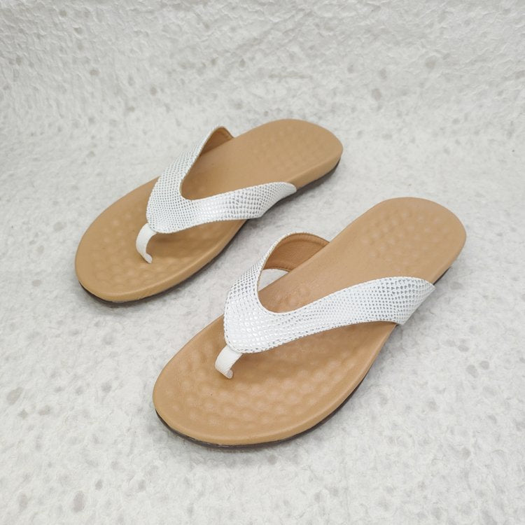 Women’s Sandals – Contoured Footbed – Arch Support – Toe Separator – Sleek Fit