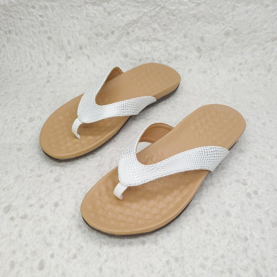 Women’s Sandals – Contoured Footbed – Arch Support – Toe Separator – Sleek Fit