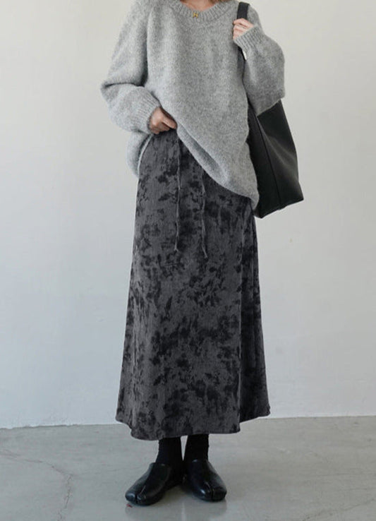 Women’s Maxi Skirt – Flowing Fit – Cotton – Playful Pattern – Casual Wear