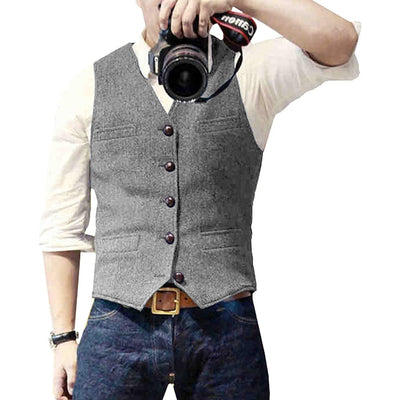 Men's Slim Fit Gilet - Lightweight, Breathable, All-Season Layer