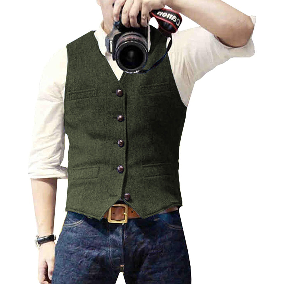 Men's Slim Fit Gilet - Lightweight, Breathable, All-Season Layer