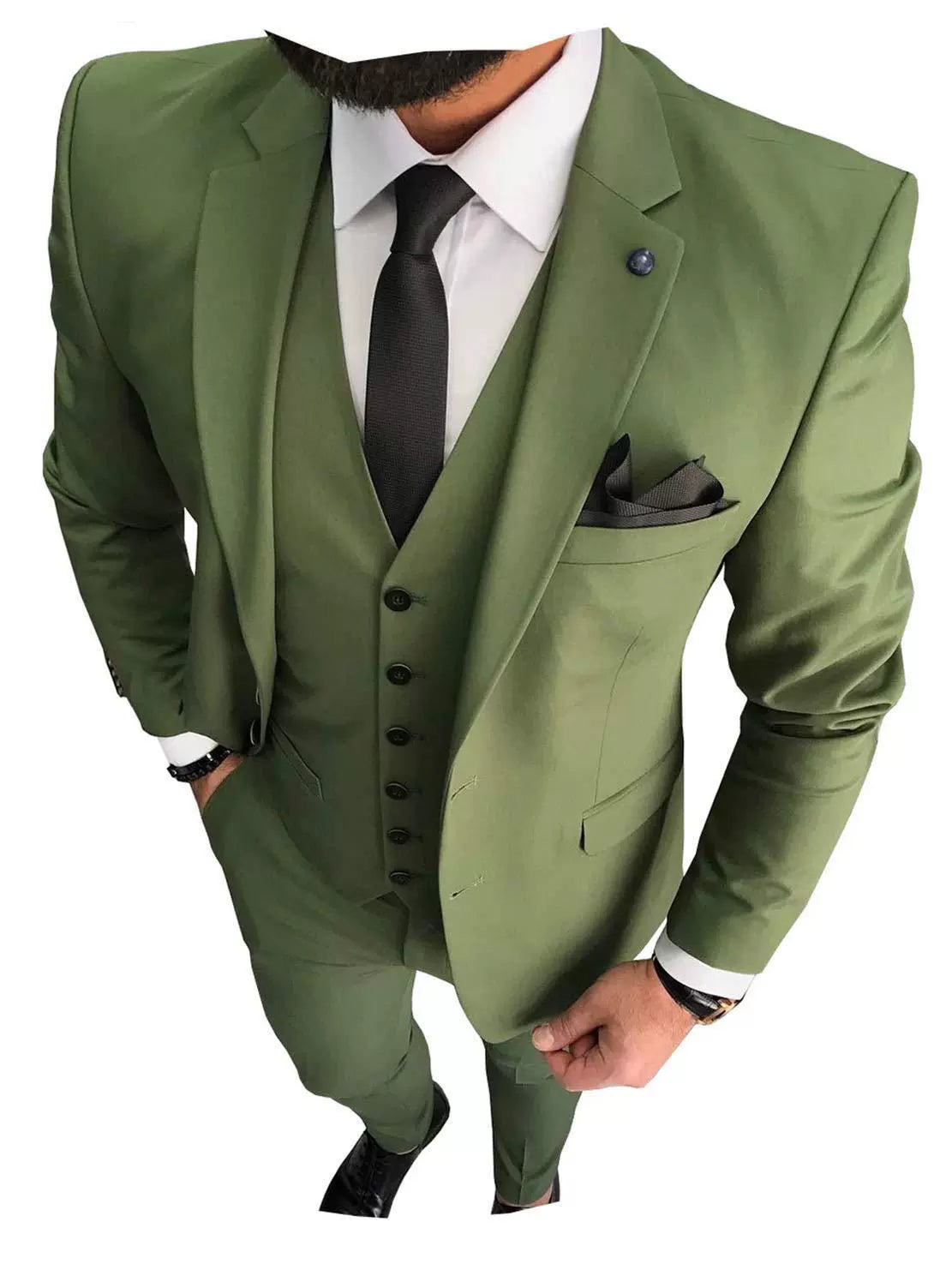 Men's 3-Piece Suit – Formal Slim Fit Business Attire