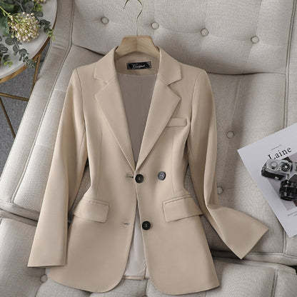 Women's professional back split slim fit blazer