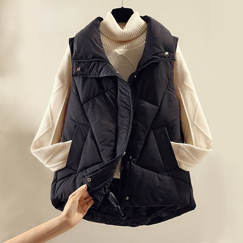 Women's lightweight sleeveless puffer vest