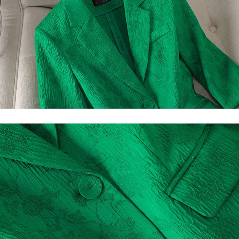 Women's Tailored Suit – Blazer & Trousers – Notched Lapel – Fitted Cut – Smart Formal Wear