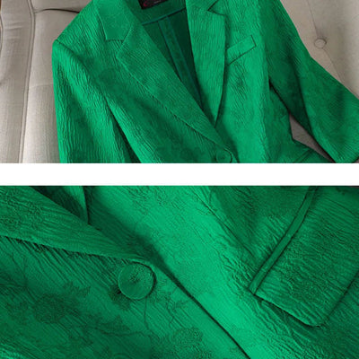 Women's Tailored Suit – Blazer & Trousers – Notched Lapel – Fitted Cut – Smart Formal Wear