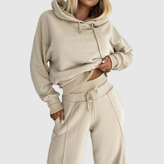 Women's upholstered loungewear two-piece set