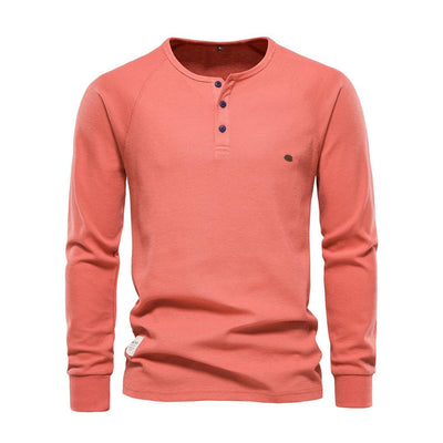 Men's Classic Long Sleeve Casual Shirt - Button-Up