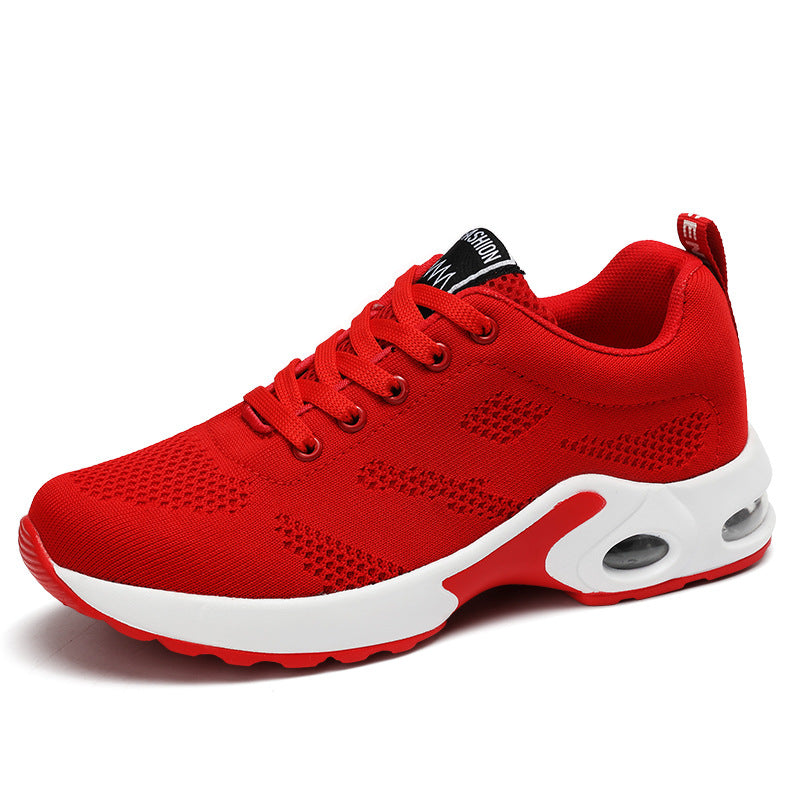 Women’s Running Shoes – Soft Knit – Cushioned Sole – Breathable Lace-Up Fit