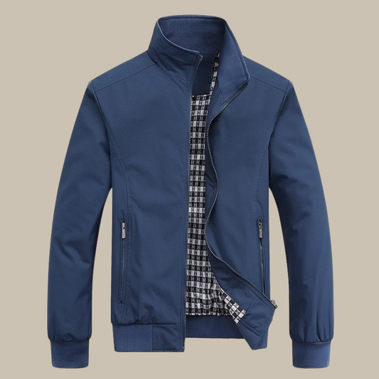 Men's stand collar zip spring jackets