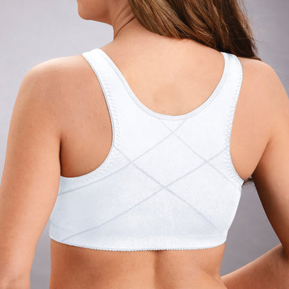 Women’s Wireless Bra – Full Coverage – Front Closure – Breathable Blend – Soft Support
