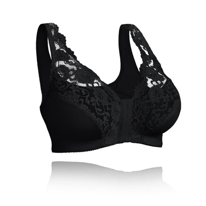 Women’s Wireless Bra – Full Coverage – Front Closure – Breathable Blend – Soft Support
